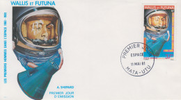 Enveloppe  FDC   1er   Jour     WALLIS  Et  FUTUNA    Astronaute  :  SHEPARD    1991 - FDC