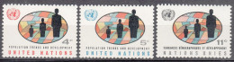 UNITED NATIONS NY   SCOTT NO 151-53   MNH     YEAR  1965 - Unused Stamps