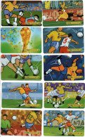 Série Complète Football Soccer Sport 16 Télécartes Brésil Phonecard (salon 452) - Brésil