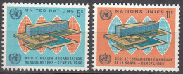 UNITED NATIONS NY   SCOTT NO 156-57   MNH     YEAR  1966 - Nuovi