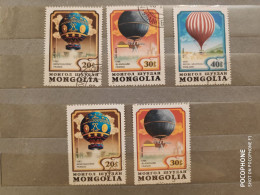 1982	Mongolia	Balloons (F62) - Mongolie