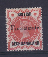Bechuanaland: 1890   QV 'Protectorate' OVPT   SG55   ½d  [19mm Overprint]    MH  (1) - 1885-1964 Bechuanaland Protectorate