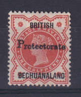 Bechuanaland: 1890   QV 'Protectorate' OVPT   SG55   ½d  [19mm Overprint]    MH  (3) - 1885-1964 Protectorat Du Bechuanaland