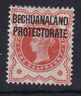 Bechuanaland: 1897/1902   QV 'Bechuanaland Protectorate' OVPT   SG59   ½d  Vermilion    MH - 1885-1964 Bechuanaland Protectorate