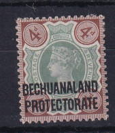 Bechuanaland: 1897/1902   QV 'Bechuanaland Protectorate' OVPT   SG64   4d      MH - 1885-1964 Protectorat Du Bechuanaland