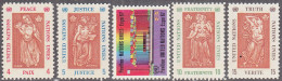 UNITED NATIONS NY   SCOTT NO 170-74   MNH     YEAR  1967 - Neufs