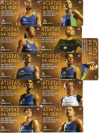 Série Complète Sport  Athlétisme  Série 11 Télécartes Brésil Phonecard (salon 452) - Brésil