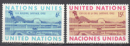 UNITED NATIONS NY   SCOTT NO 194-95   MNH     YEAR  1969 - Nuovi