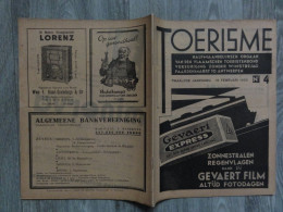 Toerisme  *  (tijdschrift N° 4 - Februari 1933)  Bautzen - Nieuwpoort - Film - Bayonne - Pub. Minerva, Gevaert - Turismo