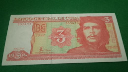 KÜBA-        3 PESO          XF - Cuba