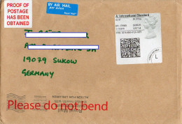 Großbritannien 2020 Brief/ Letter Europa  ATM  2.97 £   A: International Standard ; Grand Format/ Big Size  23,5x16cm ! - Post & Go (distributeurs)