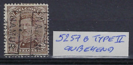 ONBEKEND / INCONNU Koning Albert I Nr. 136 Type II Voorafgestempeld Nr. 5257 B NAMUR 1930  ; Staat Zie 2 Scans ! LOT 353 - Rollo De Sellos 1930-..