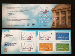 2023 Pofis KZ 6 Carnet Exposition Internationale Bratislavafila 2023 Tirage 1500 - Nuevos