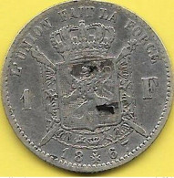 1 Franc Argent Léopold II 1867 FR - 1 Frank