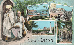 ALGERIE - Oran - Multivues - Colorisé - Carte Postale Ancienne - Oran