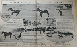 1907 UN NOUVEAU SPORT D'HIVER - LE SKI=KJOERING - SAINT MORITZ - LA VIE AU GRAND AIR - Sports D'hiver