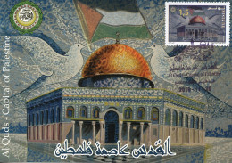 2019 Maximum Card Al-Quds, Capital Of Palestine (Tunisian Issue)// Carte Maximum -Al-Qods, -Palestine (Tunisie - Joint Issues