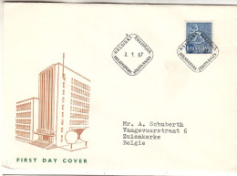 Finlande - Lettre FDC De 1967  - Oblit Helsinki - Valeur 2,50 Euros - Storia Postale