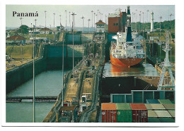 ESCLUSAS DE GATUN / GATUN LOCKS.-  CANAL DE PANAMA.- PANAMÁ .- ( PANAMÁ ) - Panama