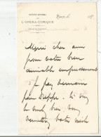 LEON CARVALHO (LEON CARVAILLE) 1875 1897 CHANTEUR LYRIQUE IMPRESARIO D'OPERA DIRECTEUR DE THEATRE L A S 187.. - Chanteurs & Musiciens