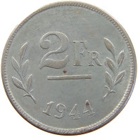 BELGIUM 2 FRANCS 1944 LEOPOLD III. (1934-1951) #c058 0361 - 2 Francs (Liberación)