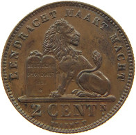 BELGIUM 2 CENTIMES 1919 Albert I. 1909-1934 #s078 0383 - 2 Cents