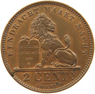 BELGIUM 2 CENTIMES 1905 Leopold II. 1865-1909 #t018 0113 - 2 Cent