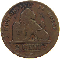 BELGIUM 2 CENTIMES 1835 Leopold I. (1831-1865) #s078 0373 - 2 Centimes