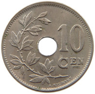 BELGIUM 10 CENTIMES 1925 MINTING ERROR 10 CENTIMES 1925 BROKEN 5 #t065 0241 - 10 Cents