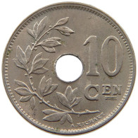 BELGIUM 10 CENTIMES 1925 MINTING ERROR 10 CENTIMES 1925 BROKEN 5 #t065 0241 - 10 Centimes