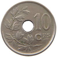 BELGIUM 10 CENTIMES 1923 MINTING ERROR 10 CENTIMES 1923 HOLE OFF-CENTER #t065 0239 - 10 Cent