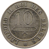 BELGIUM 10 CENTIMES 1894 Leopold II. 1865-1909 #s067 0867 - 10 Cent