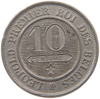 BELGIUM 10 CENTIMES 1862 Leopold I. (1831-1865) #a046 0385 - 10 Centimes