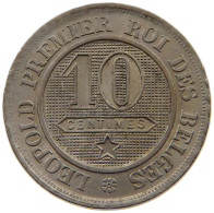 BELGIUM 10 CENTIMES 1862  #t061 0267 - 10 Cents