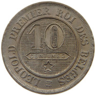 BELGIUM 10 CENTIMES 1862  #t061 0267 - 10 Cent