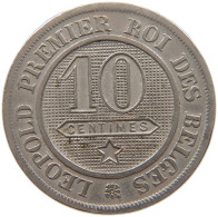 BELGIUM 10 CENTIMES 1862 Leopold I. (1831-1865) #a061 0503 - 10 Cent