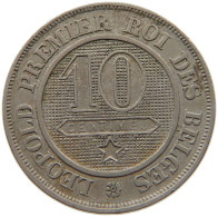 BELGIUM 10 CENTIMES 1861 Leopold I. (1831-1865) #c032 0759 - 10 Cents