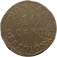 BELGIUM 10 CENTIMES 1814 R ANTWERPEN #t077 0585 - 1790 Vereinigte Belgische Staaten