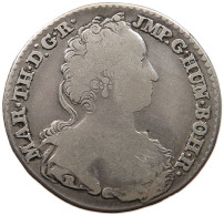 BELGIUM 1/4 DUKATON 1753 Maria Theresia (1740-1780) #t061 0049 - 1714-1794 Paesi Bassi Austriaci
