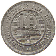 BELGIUM 10 CENTIMES 1861 Leopold I. (1831-1865) #a015 1109 - 10 Cents