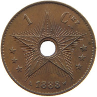 BELGIAN CONGO CENTIME 1888  #t081 0705 - 1885-1909: Leopold II