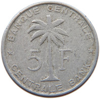 BELGIAN CONGO 5 FRANCS 1956  #s023 0153 - 1951-1960: Baudouin I.