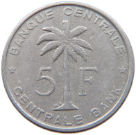 BELGIAN CONGO 5 FRANCS 1958  #s023 0155 - 1951-1960: Baudouin I