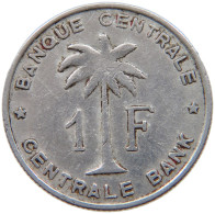 BELGIAN CONGO FRANC 1957  #a065 0089 - 1910-1934: Alberto I