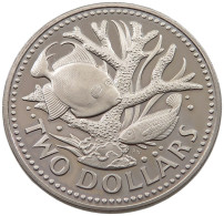 BARBADOS 2 DOLLARS 1974  #alb044 0315 - Barbados