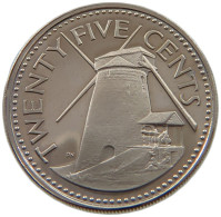 BARBADOS 25 CENTS 1974  #alb022 0505 - Barbados