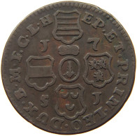 BELGIUM LIEGE 2 LIARDS 1751  #t149 0111 - 975-1795 Principauté De Liège 