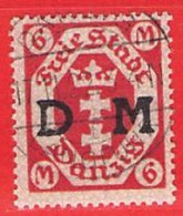 MiNr. 26 O Deutschland Freie Stadt Danzig  Dienstmarken - Dienstzegels
