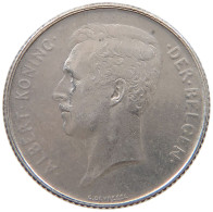 BELGIUM FRANC 1914 Albert I. 1909-1934 #a057 0405 - 1 Franco