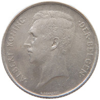 BELGIUM FRANC 1913 Albert I. 1909-1934 #c007 0451 - 1 Franco